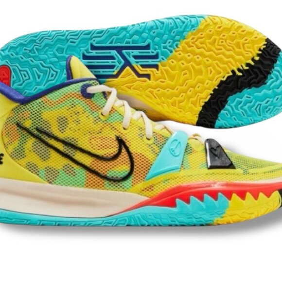 Nike Kyrie 7 \'1 World 1 People\' Mens Basketball Shoes Size 8.5 CQ9326 700 (NEW) main image 9